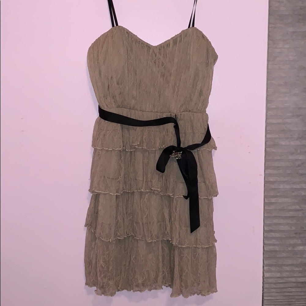 Tan dress